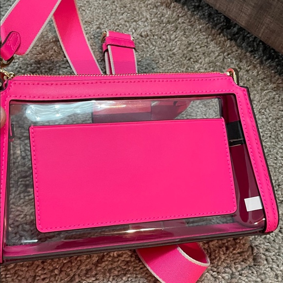 Kate Spade Hot Pink Clear Crossbody Bag - Picture 7 of 10